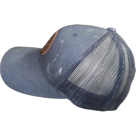 Country Music Hall Of Fame And Museum Navy Blue Hat Leather Patch - Picture 4 of 6